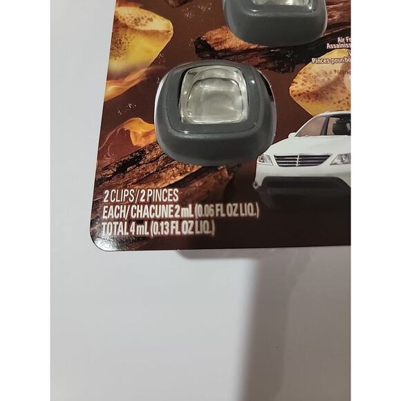 Febreze Car Air Freshener Cozy Campfire Limited Edition Two Clips New - Picture 4 of 4